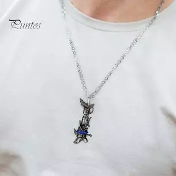 Цинковый сплав ожерелье металлический брелок акула пушка брелок коллекционный предмет рюкзаки сумки аксессуары B