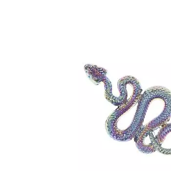 Цинковый сплав змея винтажная ручная работа металлический змея ключ зодиакальный змея подвеска для автомобильного ключа нога кулон DIY автомобильный брелок подарок black