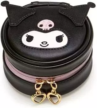 Cinnamoroll Kuromi Hello Kitty кошелек для монет, аксессуар для хранения, мини-кошелек из искусственной кожи для девочек, дорожный чехол для наушников, милый дорожный чехол