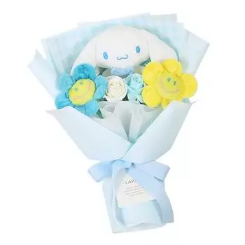 Cinnamoroll Smile Doll Bouquet, популярный персонаж в Корее
