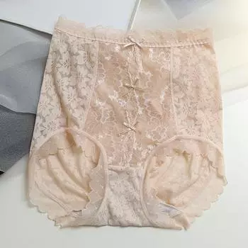CINOON сексуальные женские трусики кружевное нижнее белье трусы с высокой талией вышивка стринги трусы подтяжка ягодиц прозрачное женское белье XL
