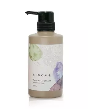 cinque Нейтральное лечение, полученное Создание среды для роста волос на коже головы Лечение 300 г 1 флакон [Натуральные ингредиенты]