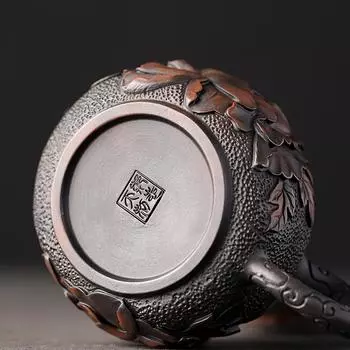 Цинси фиолетовый керамика ручной работы чайник домашний большой керамический чайник одинарный чайник кунг-фу чайный сервиз чайная церемония разделитель для чая