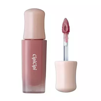 CipiCipi Dewy Film Tint Lip Tint Sakura Придает губам пухлые губы (02 пыльный) 2,8 г цвета, долговечный,