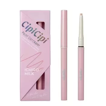CipiCipi Point Concealer Strawberry Plump Tear Bag Водостойкий карандашный тип Ruddy Color (02 Молоко) 0.3g
