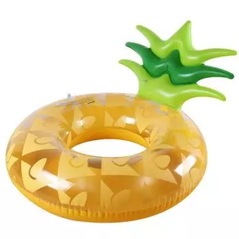 Circle Swimming Adult Thickened Pvc Inflatable Backrest With Pineapple Handle