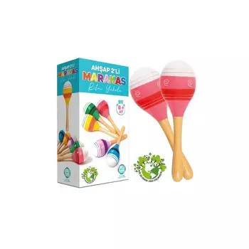 Circle Toys Деревянный набор маракасов из 2 предметов - поймай ритм
