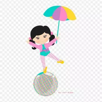 Circo Animado Circus Термотрансферная печать виниловые нашивки наклейки для одежды аппликации своими руками моющиеся нашивки