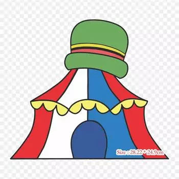 Circo Patati Patati Patata Цирк Утюг на теплопередаче с принтом виниловые нашивки наклейки для одежды DIY аппликации моющиеся нашивки