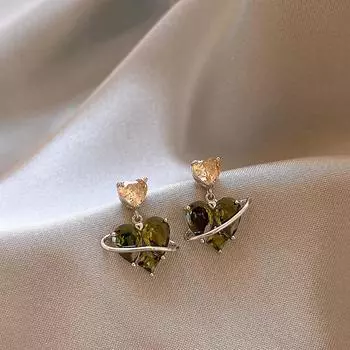 Циркониевые серьги-пусеты в виде полых цветов, изысканные, универсальные, нишевые, модные, с высоким чувством стиля, женские