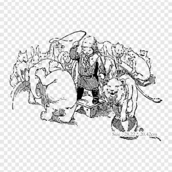 Цирковой Ringmaster, термопереносная печать, виниловые нашивки, наклейки для одежды, аппликации «сделай сам», моющиеся нашивки