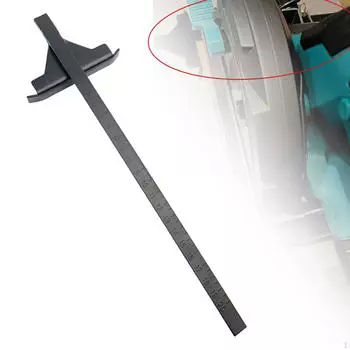 Циркулярная пила Rip Fence Металлическая прямая режущая кромка Инструмент Портативный силовой аксессуар 12cmx25.5cm