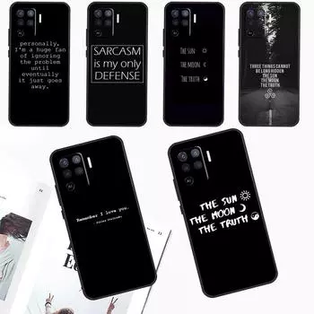 Цитаты волка для OPPO A79 A74 A94 A58 A78 A98 A5 A9 A53 A52 A72 A15 A17 A77 A16 A76 A96 A57S A54S чехол OPPO A74 4G