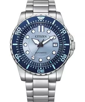 CITIZEN автоматические NJ0178-81M синие циферблат из нержавеющей стали мужские часы синий