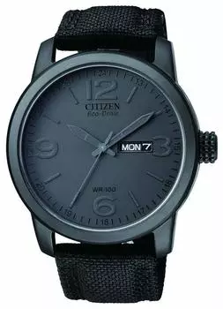 Citizen Black Analog Casual Solar Доставка за границу Япония Citizen Eco-Drive BM8475-00F Мужские серый