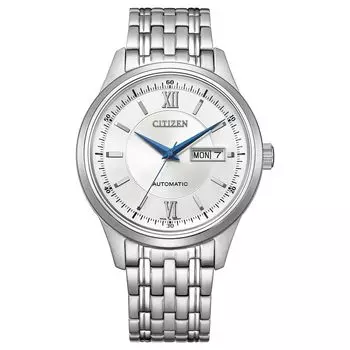 [Citizen] Часы Citizen Collection механические с автоматическим подзаводом водонепроницаемые NY4050-62A мужские серебристые