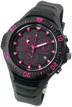 [Citizen] Часы CITIZEN Q&Q на солнечных батареях с хронографом H034-007 розовые мужские