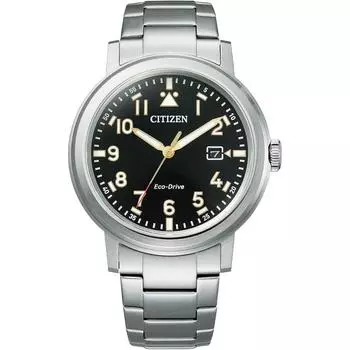 Citizen Часы CITIZEN Record Label Eco Drive Solar мужские стандартные, стиль Plus, стандартный стиль+ AW1620 81E