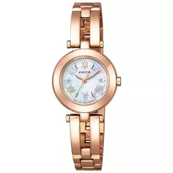 [Citizen] часы wicca limited водонепроницаемый сиреневый полубраслет KP5-263-11 женские розовые