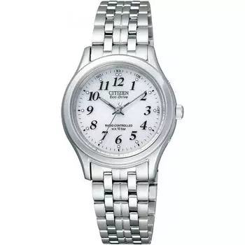 CITIZEN [Citizen] ES7030 53A Eco Drive Радиоуправляемые часы Серебряные женские часы