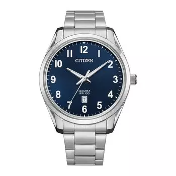 [Citizen] CITIZEN Quartz Men s Watch BI1031-51L Blue Dial Silver Metal Band Overseas Model [Parallel Import]