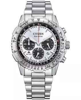 CITIZEN Eco-Drive Chronograph 40 мм циферблат нержавеющая сталь мужские часы CA4660-61A