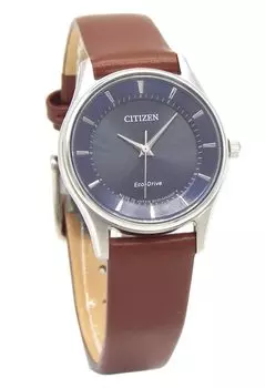 Citizen Eco Drive Thin Slim CITIZEN Solar Photovoltaic Solar Power Ремень из натуральной кожи со сменным ремнем Внутренний номер продукта Женский синий