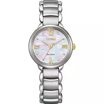 Citizen EM0927-87Y ( Watch L CITIZEN L Solar-powered Eco-Drive ROUND Collection) Round Watch Silver