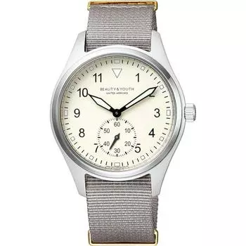 Citizen [Гражданин] BEAUTY YOUTH UNITED ARROWS BEAUTY YOUTH UNITED ARROWS BZ1 811 10 МЕДИЦИНСКИЙ НЕЙЛОНОВЫЙ РЕМЕНЬ МУЖСКОЙ СЕРЫЙ