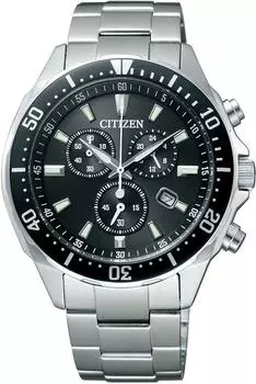 [CITIZEN] Коллекция Citizen Eco Drive (Серебро / Бизнес / Водонепроницаемый / Мужской) VO10-6771F Подарок гражданину Солнечный