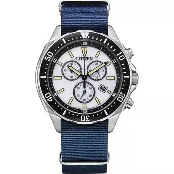 Citizen Коллекция Photoelectric Eco Drive Водонепроницаемые AT2500 19A Мужские Синие Часы