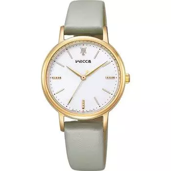 Citizen KP5-123-10 ( Watch wicca Solar-Tech Synthetic Leather(ECOPET)Band Women s) Round Watch