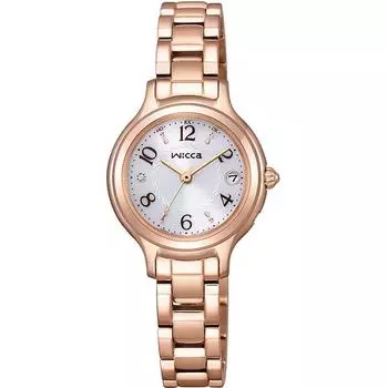 Citizen KS1-961-11 ( Watch wicca Solar-Tech radio-controlled Metal Band Women s) Round Watch Gold