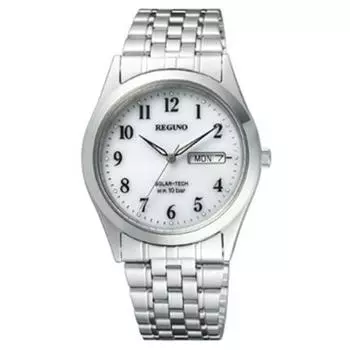Citizen Men s RS25-0051B ( Watch REGUNO Men s) Round Watch Silver Stainless Analog