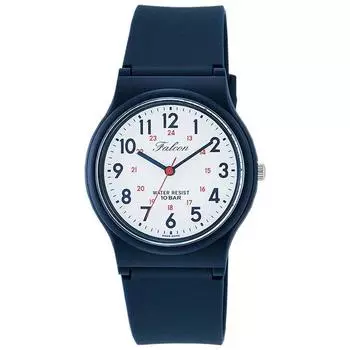 Citizen Men s VS04-001 ( Watch Q&Q Falcon Color) Round Watch Navy Stainless Analog