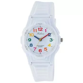 Citizen Men s VS06-001 ( Watch Q&Q Falcon Color) Round Watch White Analog