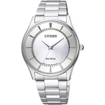 Citizen Мужская BJ6480-51A ( Часы CITIZEN COLLECTION Eco-Drive Solar Men s) Круглые часы, серебро