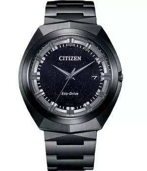 Citizen Мужские часы Eco-Drive Black Dail из нержавеющей стали BN1015-52E чёрный