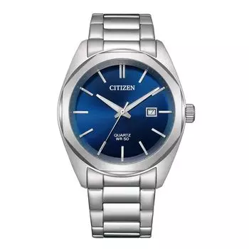 [Citizen] Мужские кварцевые часы CITIZEN BI5110-54L Синие