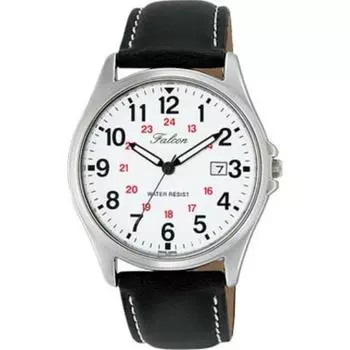 Citizen Мужской D026-304 ( Смотреть Q&Q День) Круглые часы, черные, аналоговые