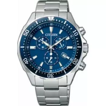 Citizen Мужской VO10-6772F ( Часы OXY Eco-Drive Chronograph Diver Design) Круглые часы, серебро