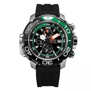 Citizen Часы для дайвинга PROMASTER Eco-Drive Aqualand с дисплеем глубины BJ2168-01E