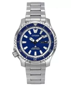 Citizen Promaster Marine Limited Edition Blue Dial Automatic Diver s NY0161-63L 200M мужские часы с дополнительным ремешком синий