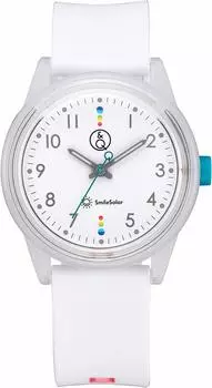 [Citizen Q&Q] Часы Analog Smile Solar Matching Style Водонепроницаемый уретановый ремень RP26-009 мужские белые