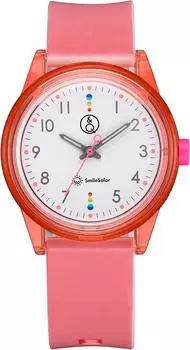 [Citizen Q&Q] Часы Analog Smile Solar Matching Style Водонепроницаемый уретановый ремень RP26-007 Розовый розовый