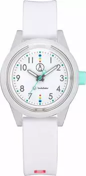 [Citizen Q&Q] Часы Analog Smile Solar Matching Style Водонепроницаемый уретановый ремень RP29-009 женские белые