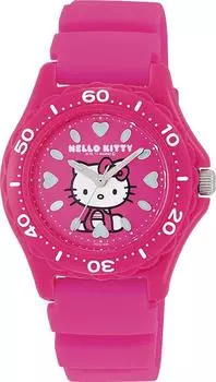 [Citizen Q&Q] Часы Аналоговые Hello Kitty Водонепроницаемый уретановый ремень VQ75-430 Женский Розовый