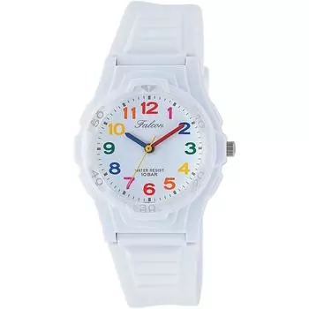 [Citizen Q&Q] Часы аналоговые водонепроницаемые с уретановым ремешком VS06-001 женские белые многоцветные