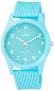 [Citizen Q&Q] Часы аналоговые водонепроницаемые с уретановым ремешком VS40-010 женские мятно-зеленые