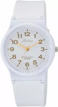 [Citizen Q&Q] Часы аналоговые водонепроницаемые с уретановым ремешком VS20-002 белое золото